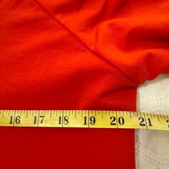 BEPEI tunic pullover longer hoodie orange Size L - Picture 8 of 9